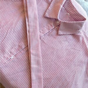 Women’s Pink Striped Shirt Dress